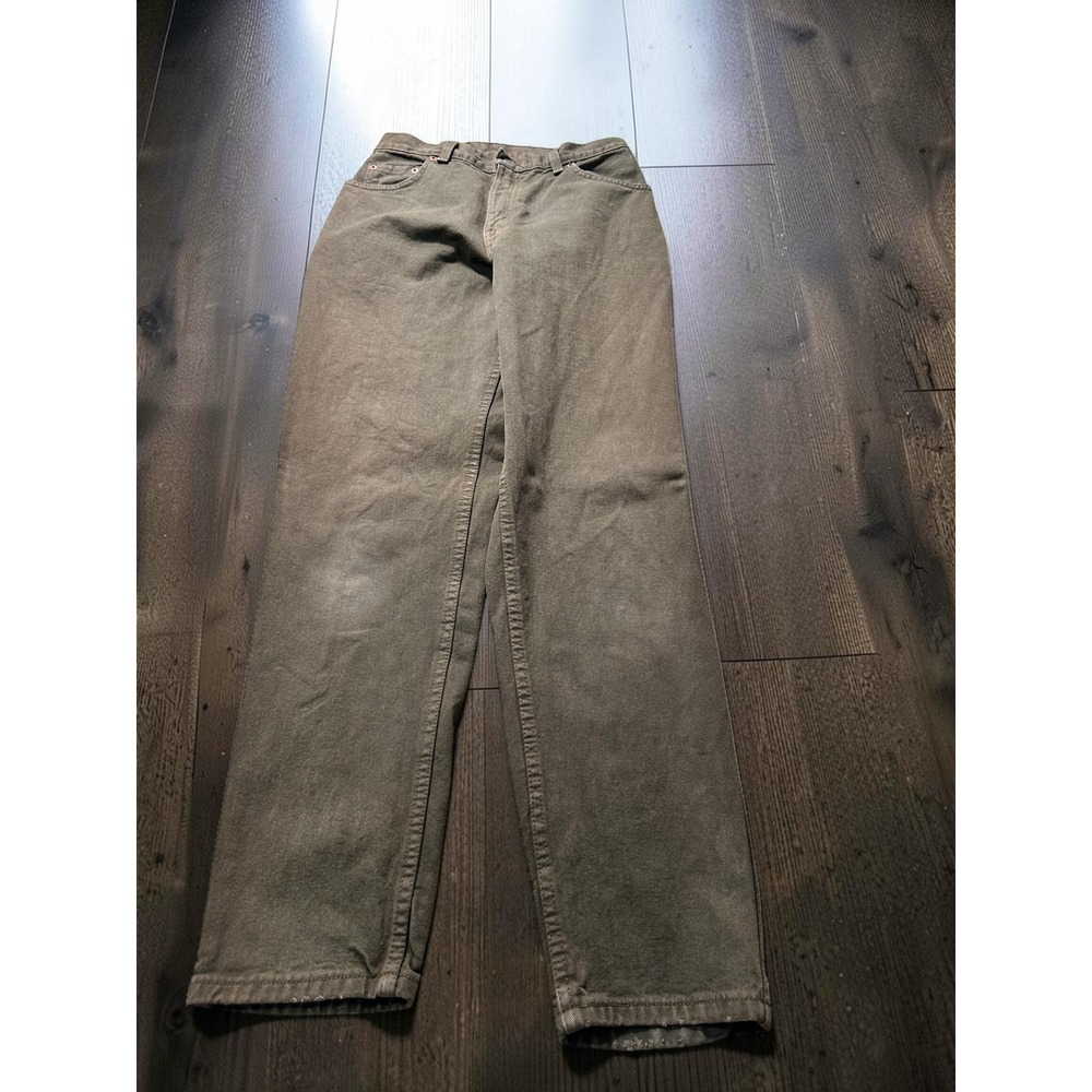 Vintage Levis 550 Relaxed Fit Tapered Leg Jeans Brown USA Made 1999 Womens 6 Reg